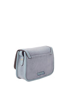 London Colourblocked Buckle Detail Small Structured Satchel Bag