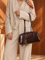 PU Structured Shoulder Bag
