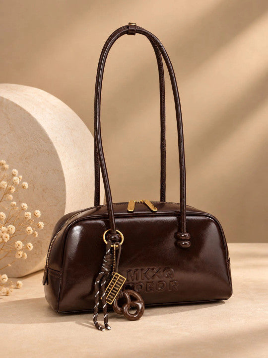PU Structured Shoulder Bag