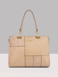 Animal Textured Structured Tote Bag