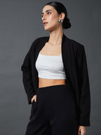 Comfort Fit Shawl Collar Front Open Blazer