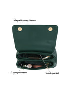 Detachable Strap Zip Detail Structured Satchel Bag