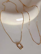 Gold-Plated Layered Necklace