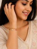 Women Gold-Plated Charm Bracelet