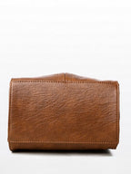 Solid Detachable Strap Zip Detail Structured Handheld Bag