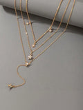 Gold-Plated Layered Necklace