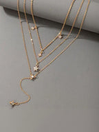 Gold-Plated Layered Necklace