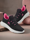 Women Black Bridal Rose Elevate Walking Shoes