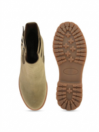 Women Round Toe Buckle Regular Boots