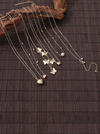 Set Of 6 Gold-Plated Necklace