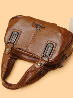 Solid Structured Sling Bag