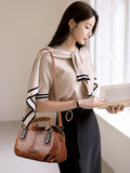 Solid Structured Sling Bag
