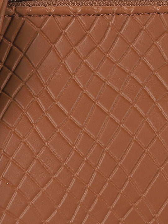 Textured Structured Sling Bag