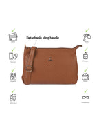 Textured Structured Sling Bag