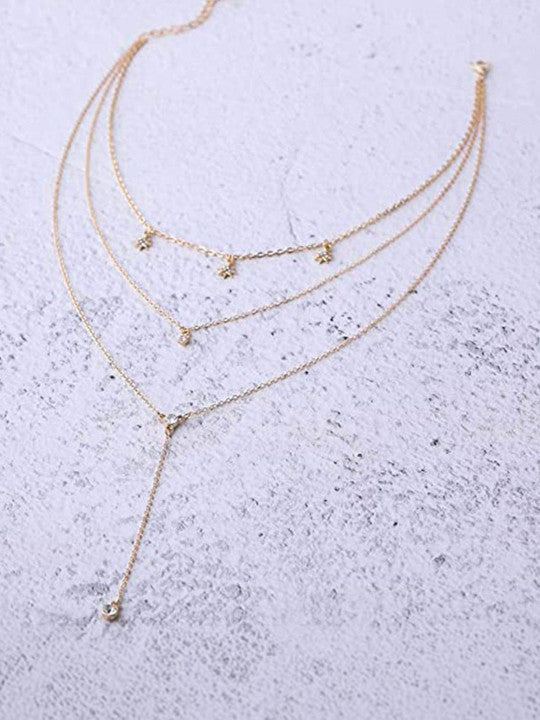Gold-Plated Layered Necklace