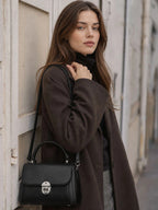 Textured Structured Handheld Bag