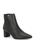 Women Black Solid Synthetic Trendy Ankle Pointed Shape Boots