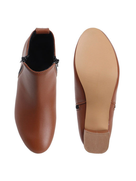 The Lifestyle Co Tan Casual Boots