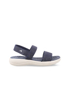 Women Blue Open Toe Comfort Heels Sandal