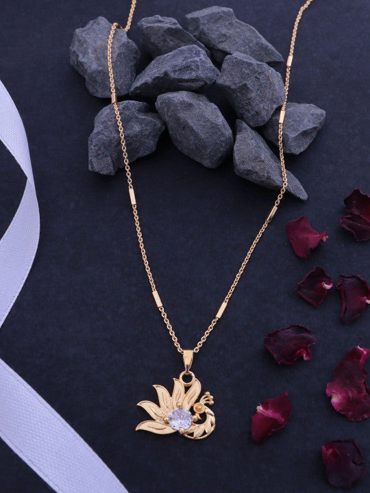 Brass Gold-Plated Necklace
