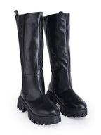 Women Round Toe Zip Winter Boots