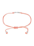 Silver-Plated Crystals-Studded Wraparound Bracelet