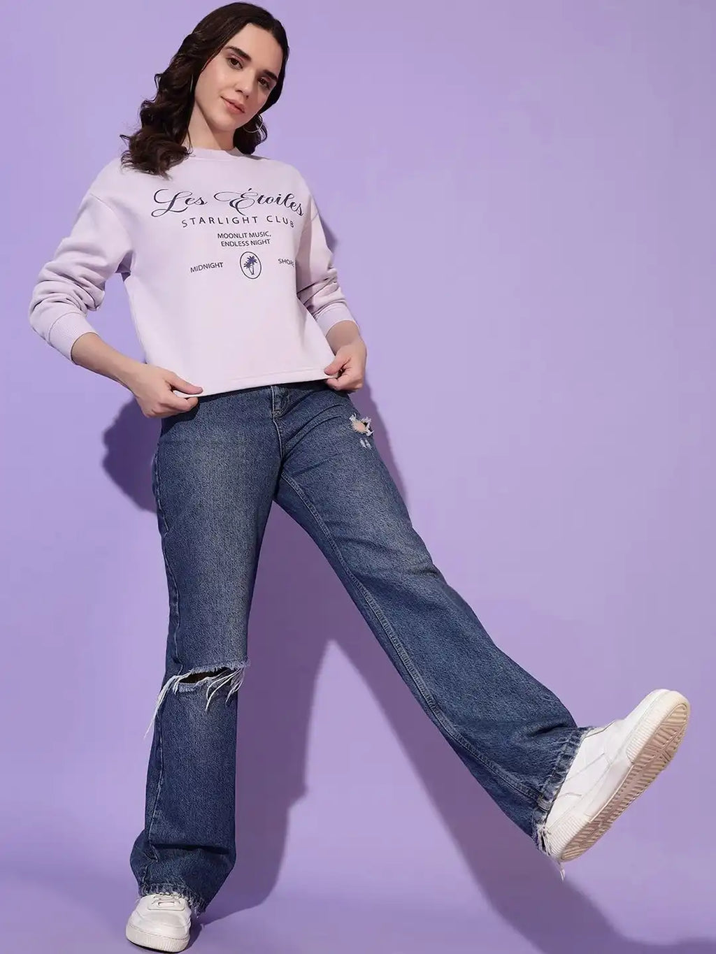 Women Printed Sweatshirt