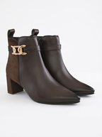 Women Pointed Toe Zip Regular Boots
