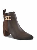 Women Pointed Toe Zip Regular Boots