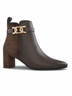 Women Pointed Toe Zip Regular Boots