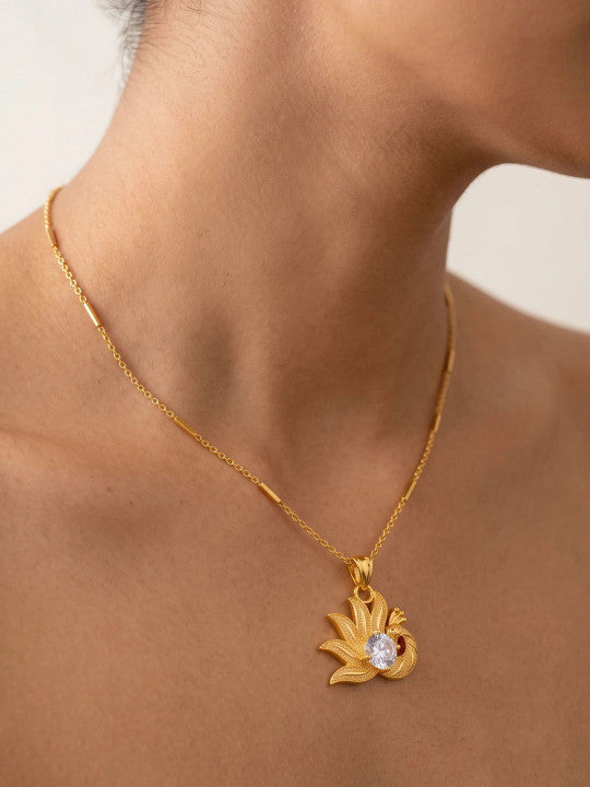 Brass Gold-Plated Necklace