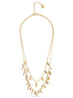 Layered Leaf Necklace