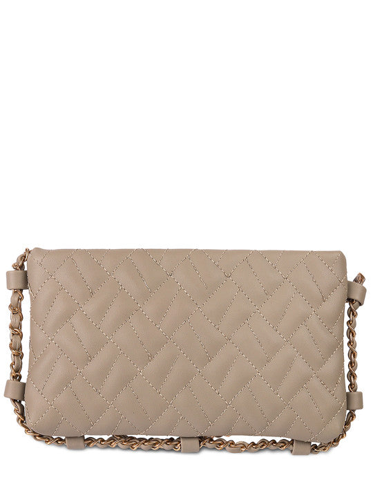 Quilted Structured Sling Bag