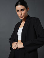 Comfort Fit Shawl Collar Front Open Blazer