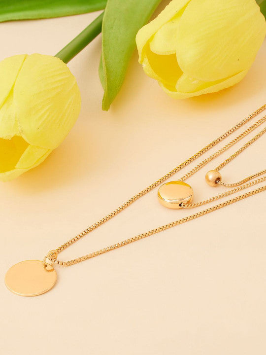 Classic Discs Layered Necklace