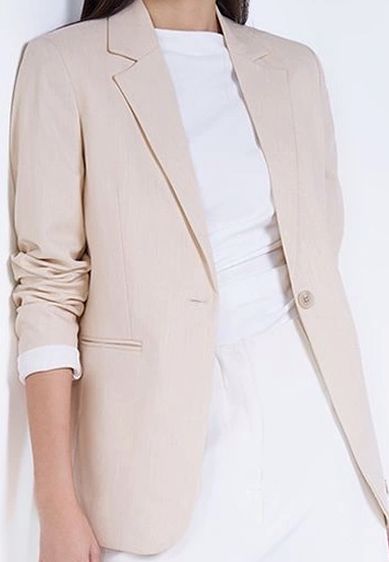 Notched Lapel Single-Breasted Comfort Fit Formal Blazers
