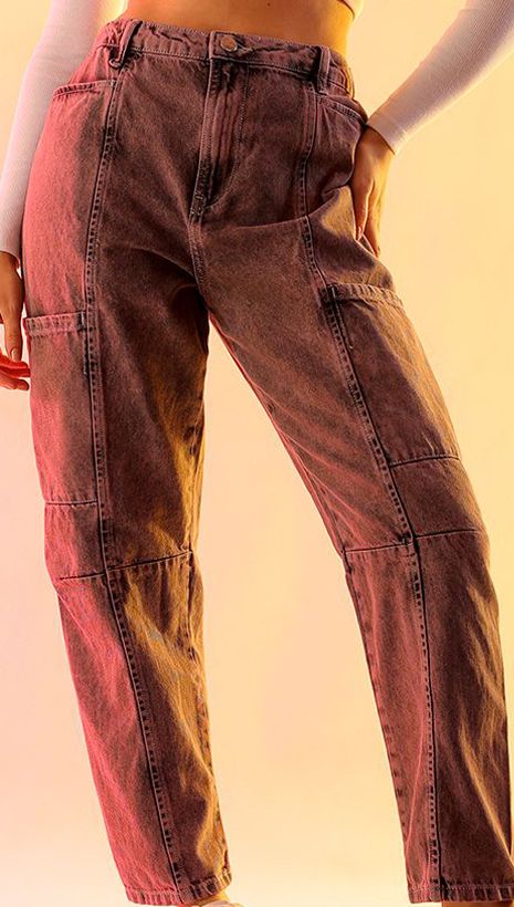 Women Boyfriend Fit High-Rise Jeans