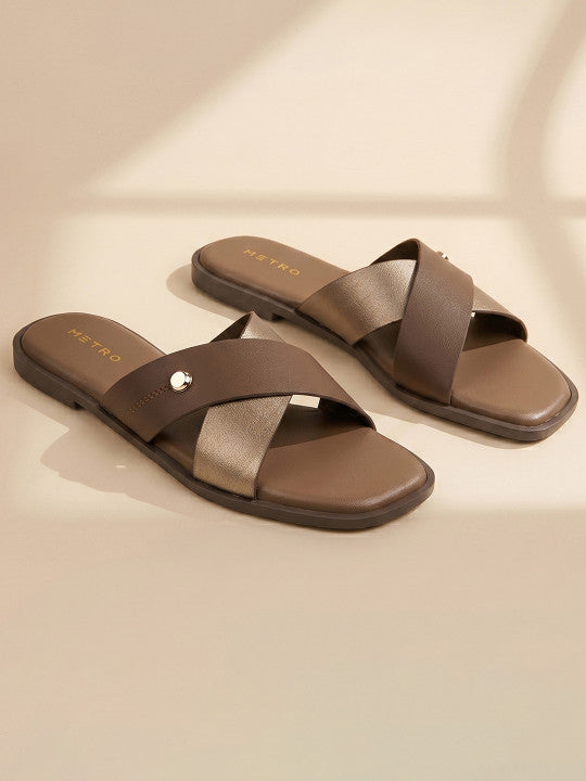 Women Gladiators Flats