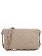 Quilted Structured Sling Bag