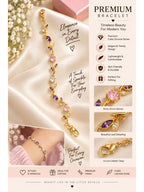 Women Gold-Plated Charm Bracelet