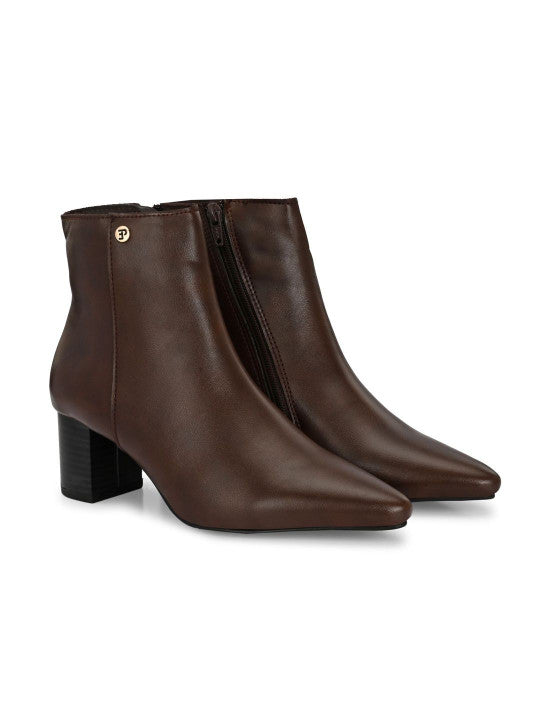 Women Ankle Pointed Shape Boots