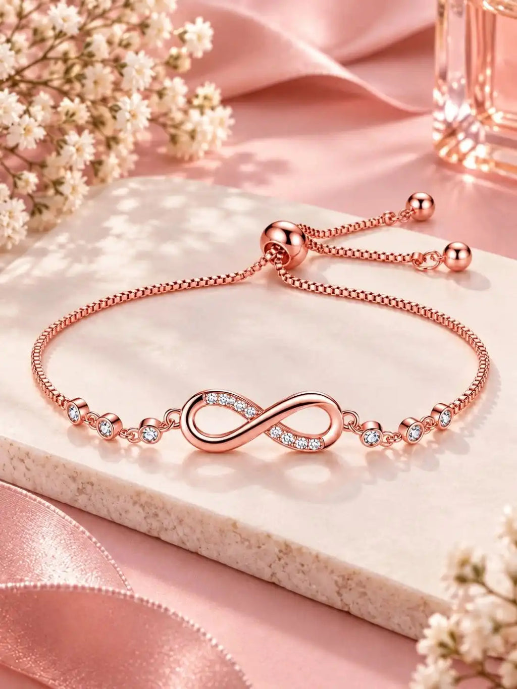 Women Cubic Zirconia Gold-Plated Wraparound Bracelet