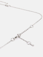Silver-Toned Brass Silver-Plated Layered Necklace