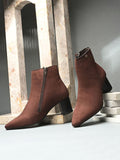 Women Pointed Toe Casual Chelsea Boots