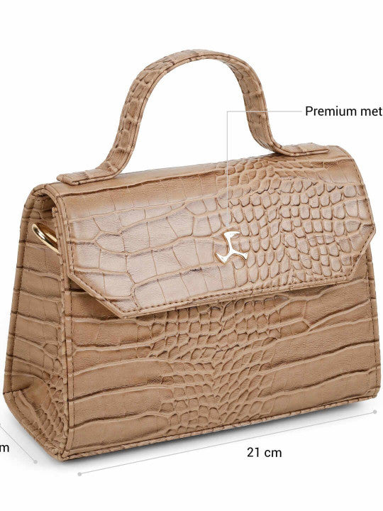 Textured PU Structured Handheld Bag