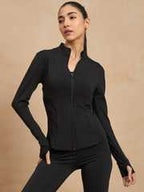 Women Lightweight Antimicrobial Training or Gym Sporty Jacket