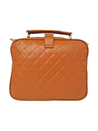 PU Structured Handheld Bag with Quilted