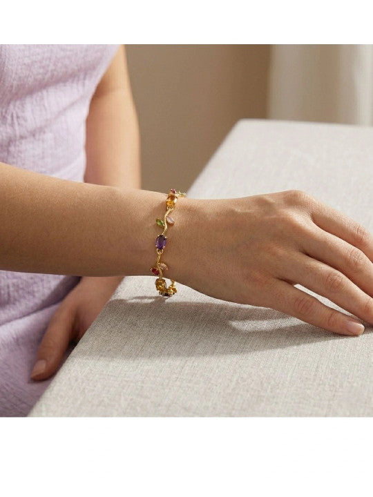 Women Gold-Plated Link Bracelet