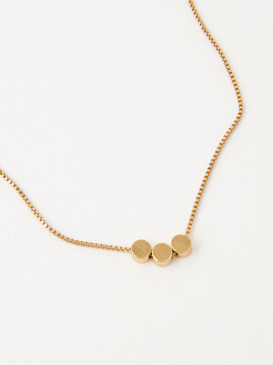 Gold-Toned Brass Gold-Plated Necklace
