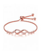 Women Cubic Zirconia Gold-Plated Wraparound Bracelet